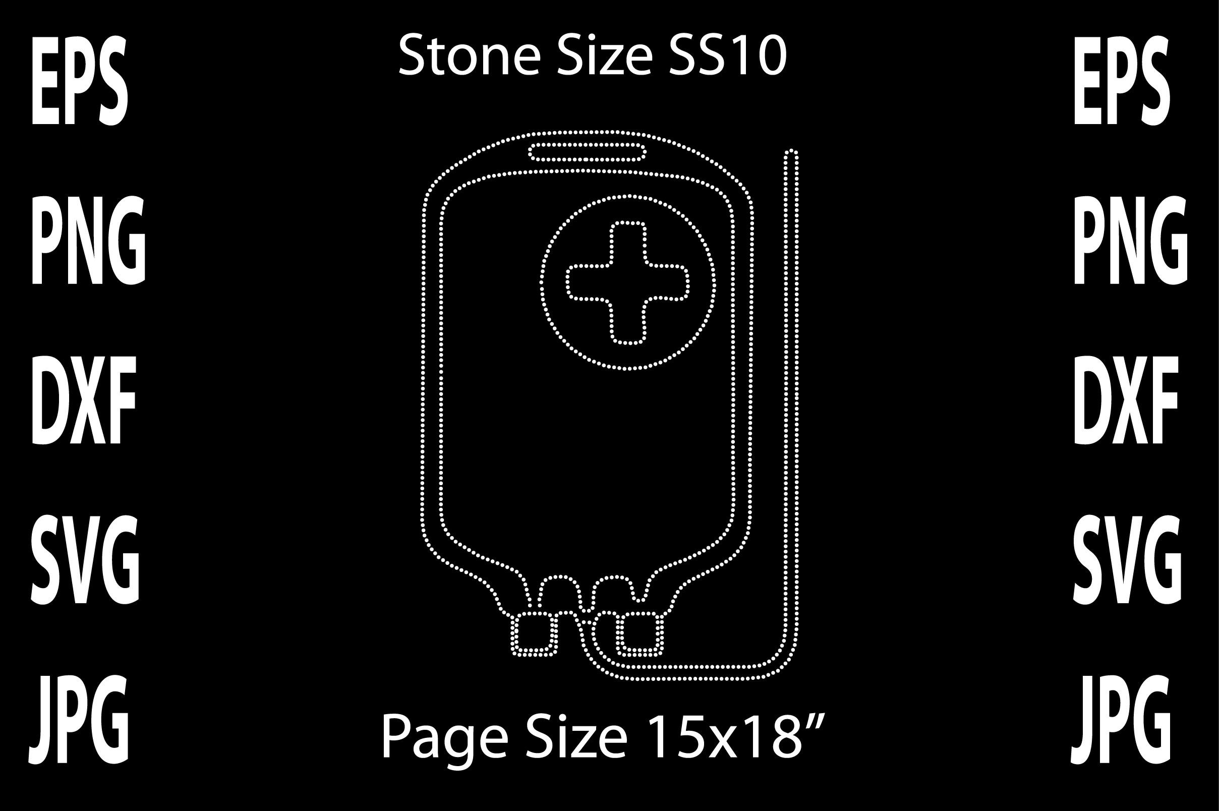 Nurse Rhinestone Template Design