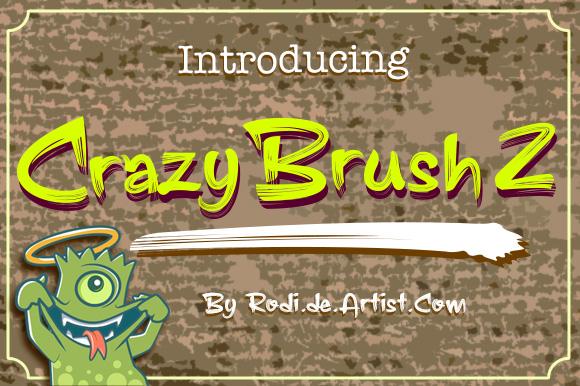 Crazy Brush Font