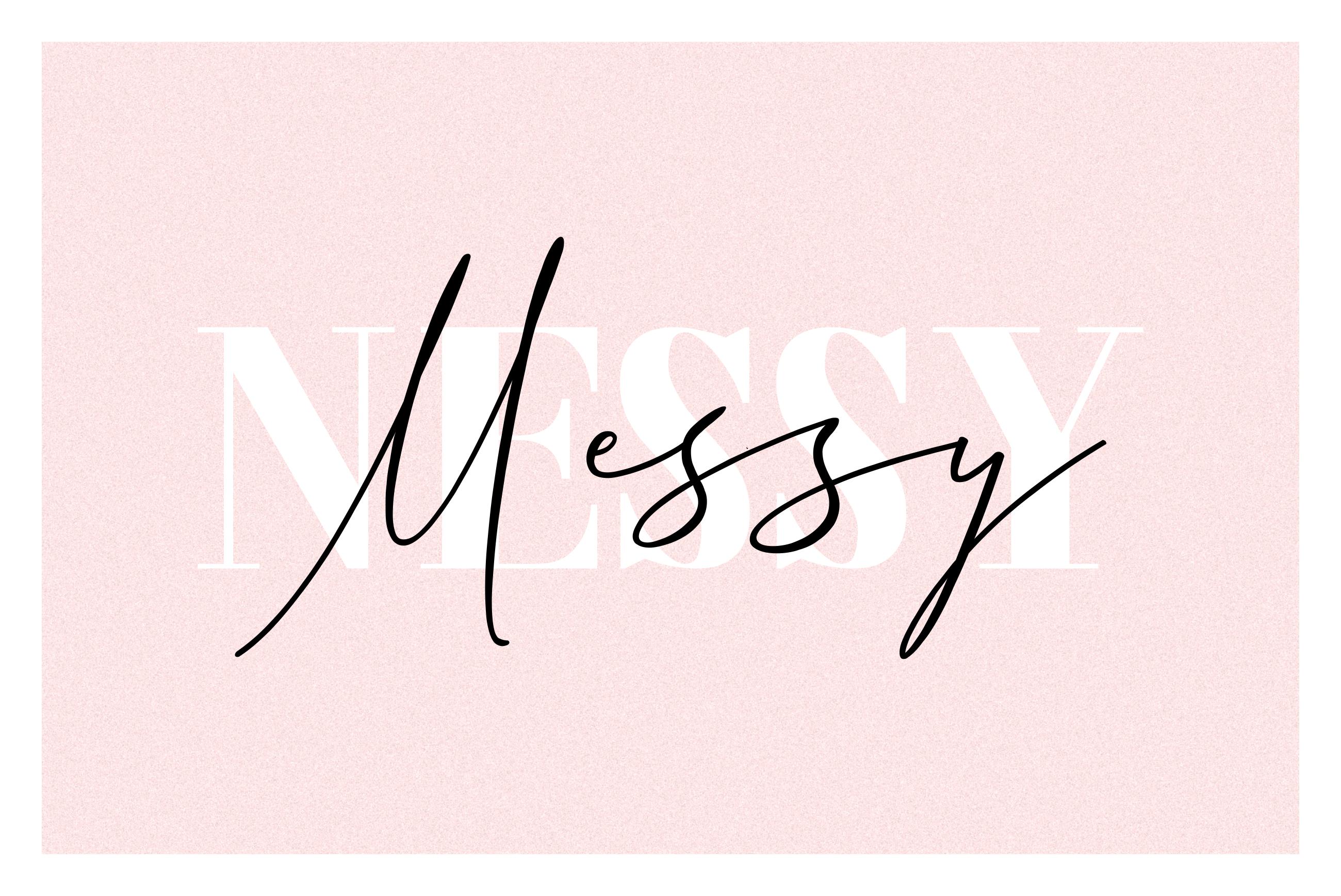 Messy Nessy Duo Font