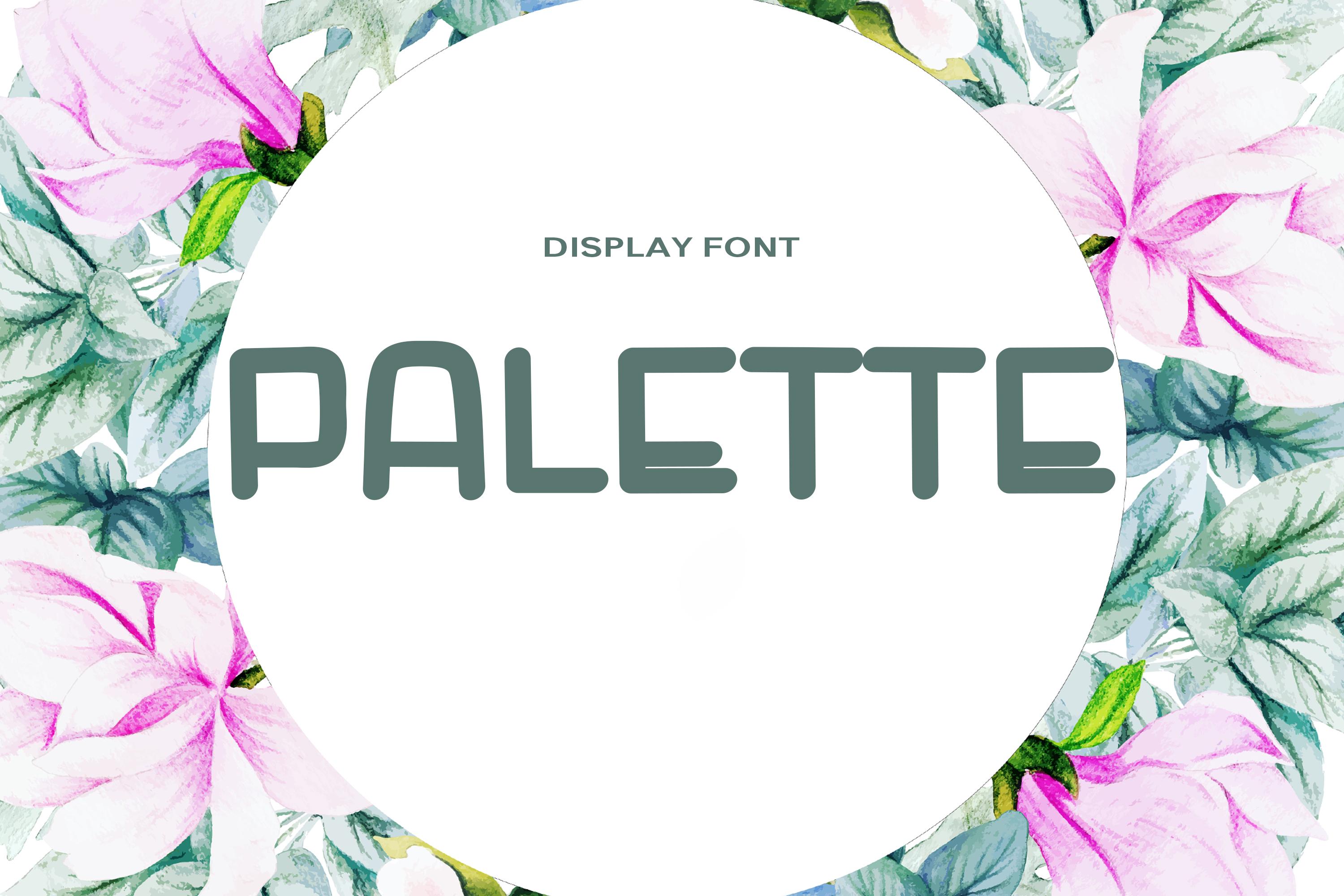 Palette Font