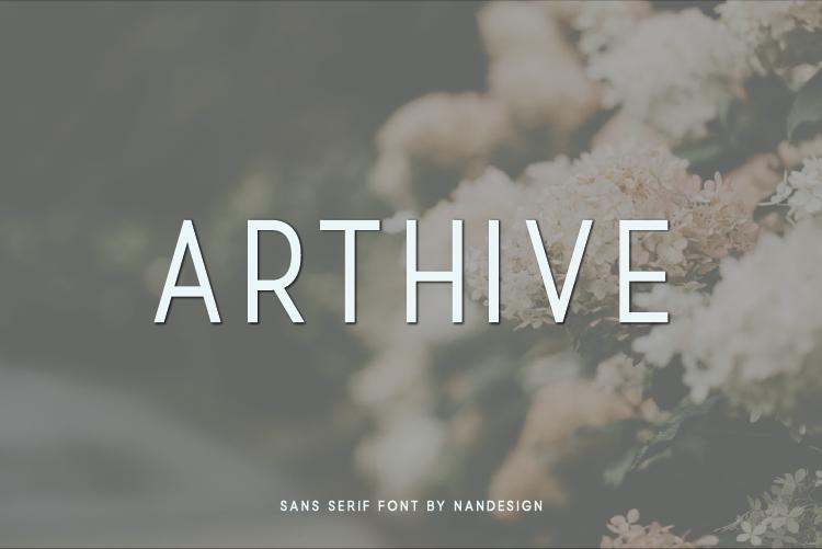 Arthive Font