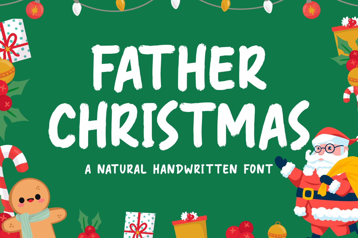 Father Christmas Font
