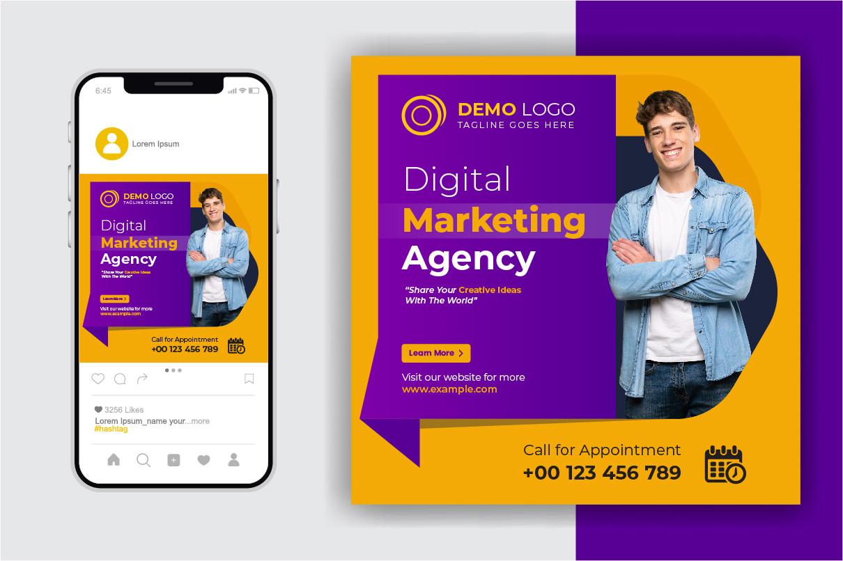 Digital Marketing Social Media Template
