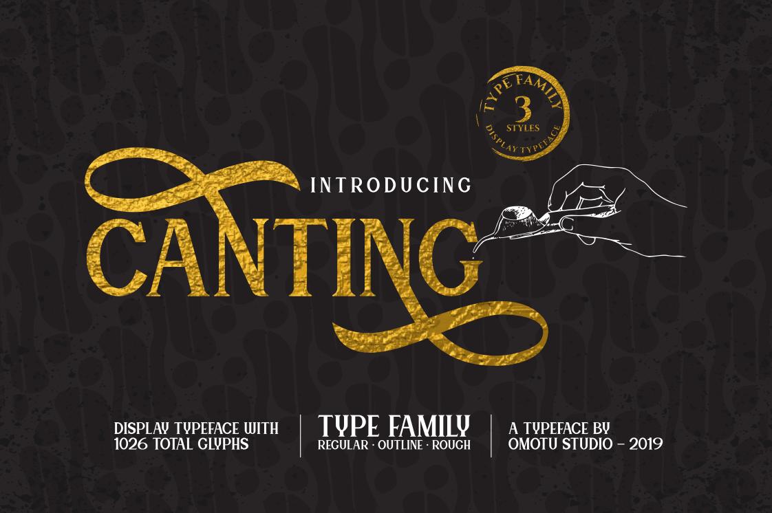 Canting Font