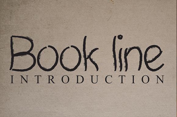 Book Line Font