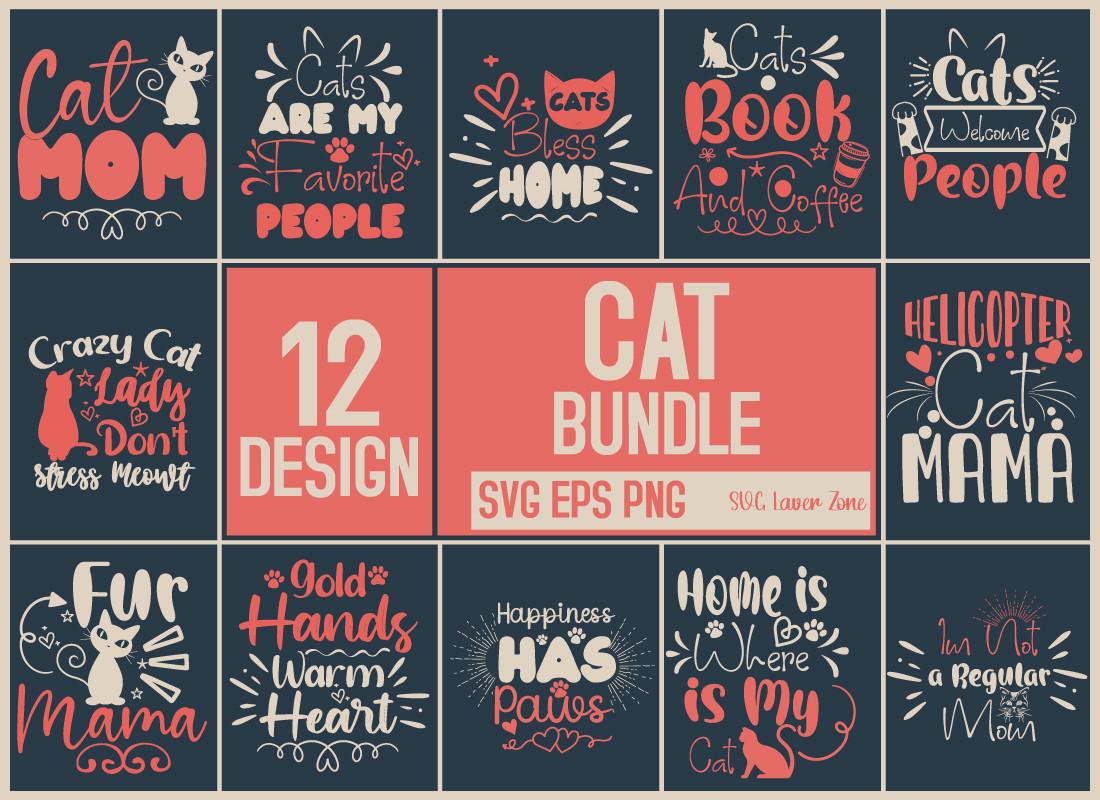 Cat Quotes Svg Bundle