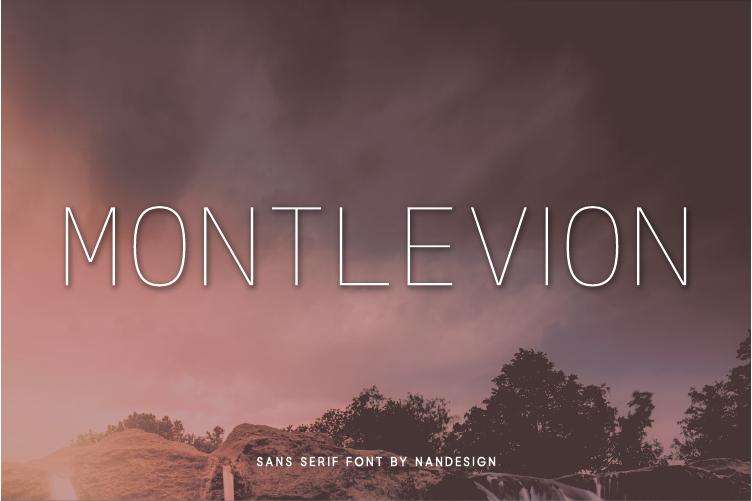 Montlevion Font