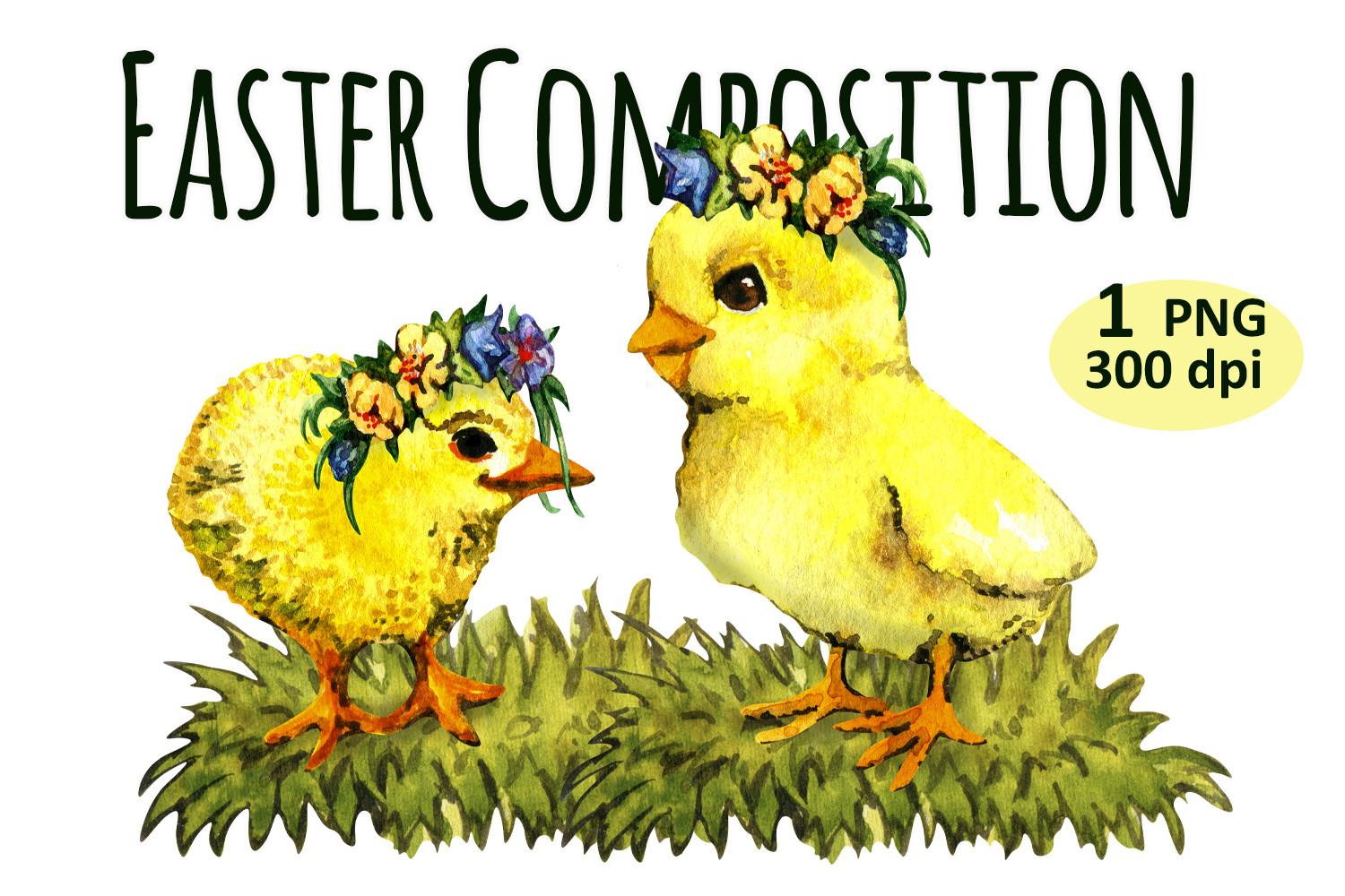 Cute Easter Sublimation, Сhicken Png