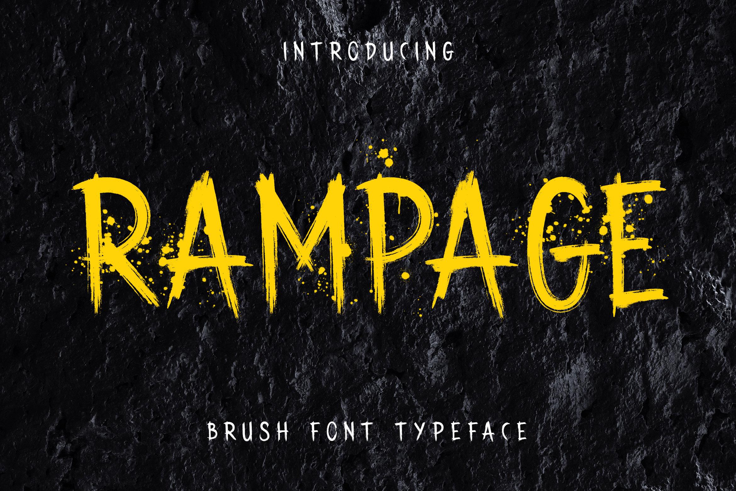 Rampage Font
