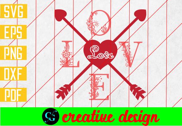 Love Valentines Day T-shirt Design