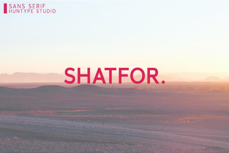 Shatfor Font
