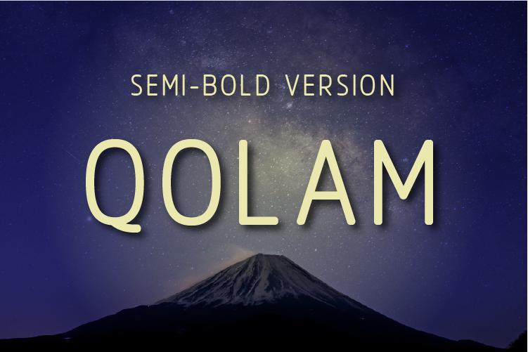 Qolam Semi-Bold Font