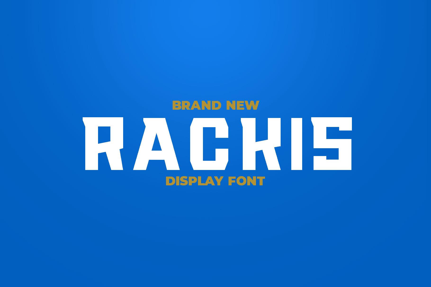 Rackis Font