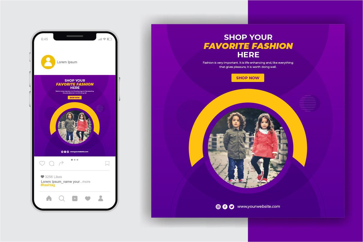 Fashion Sale Social Media Post Template
