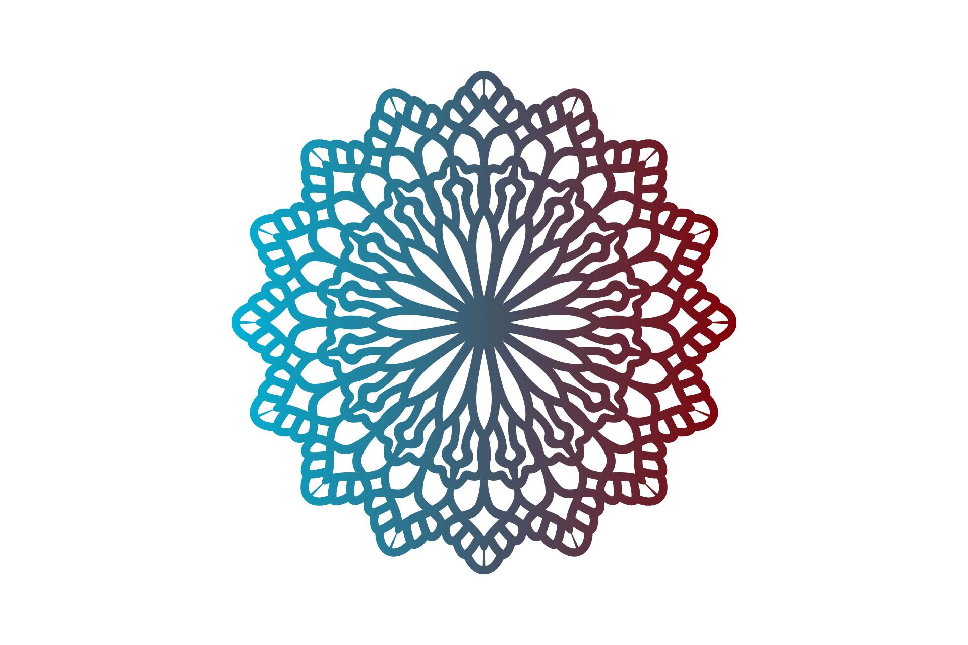 Mandala India Design Illustration Vector