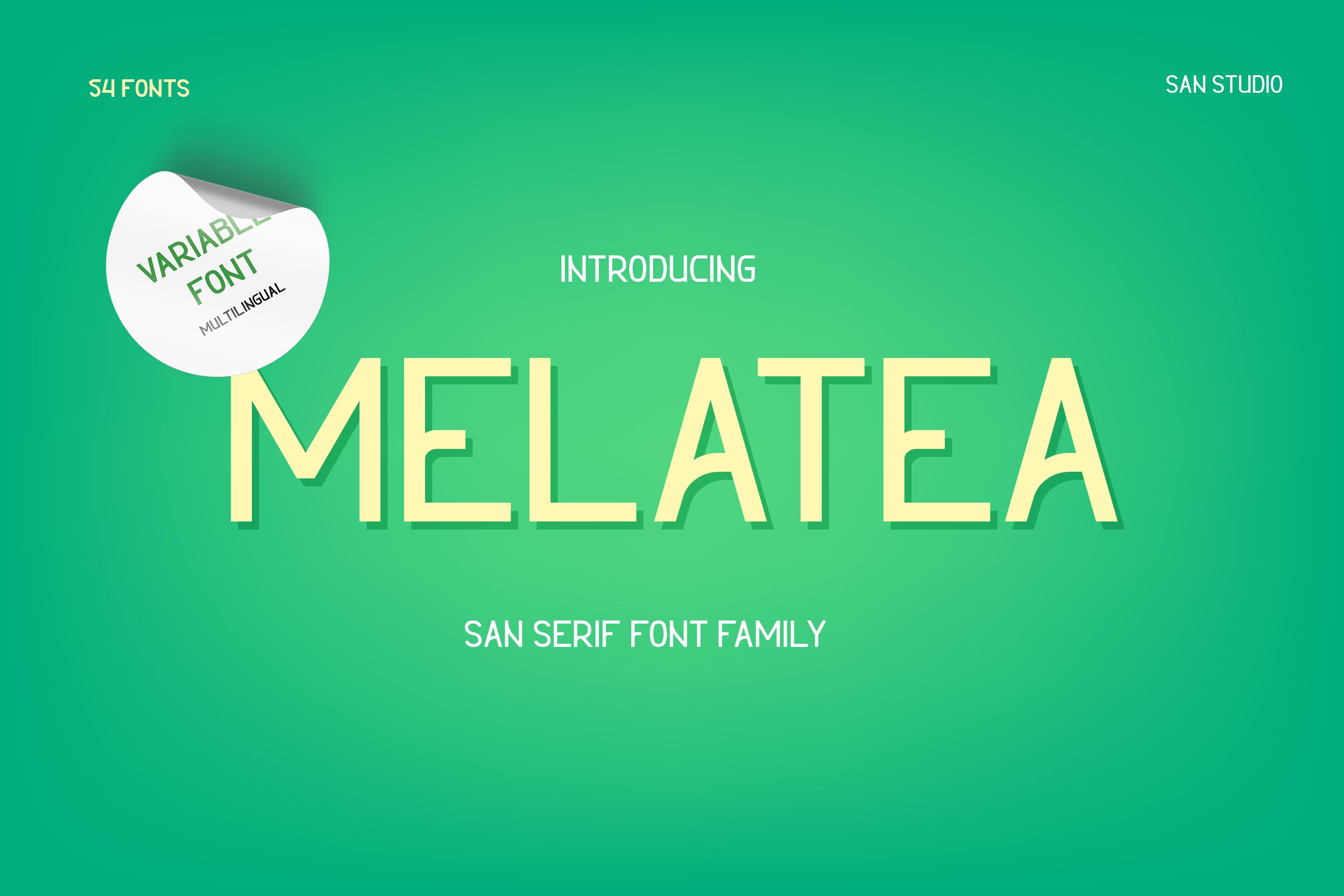Melatea Font