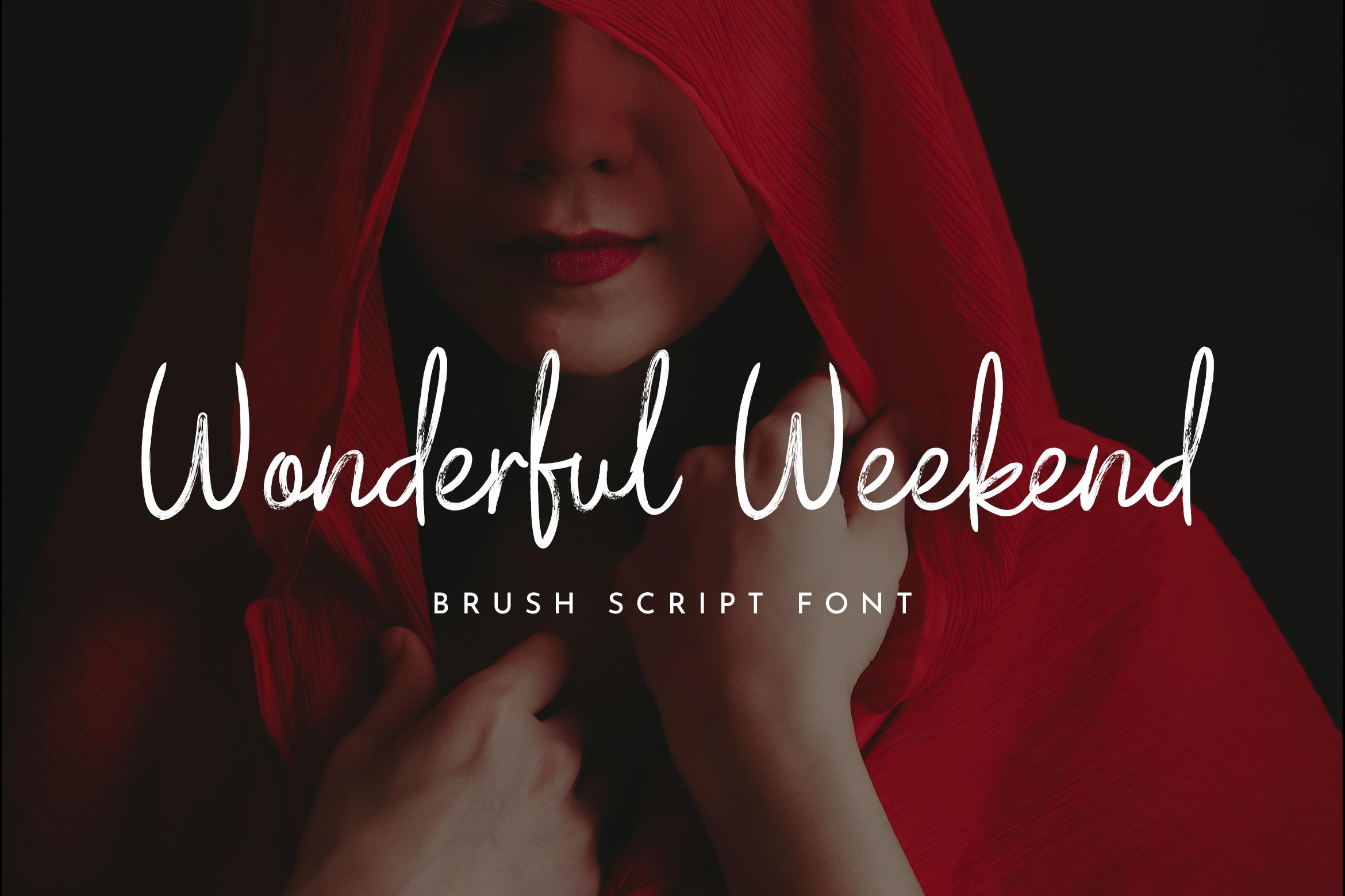 Wonderful Weekend Font