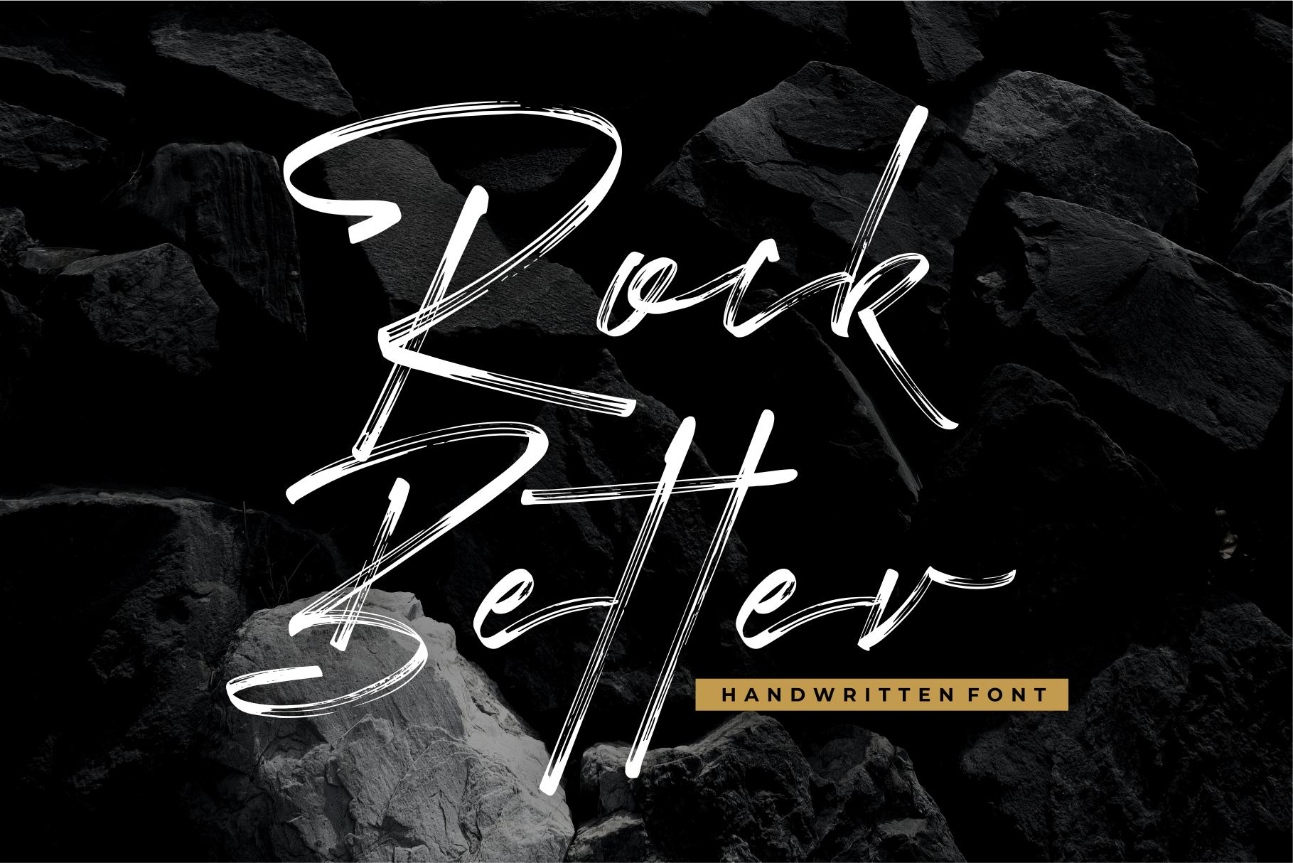 Rock Better Font