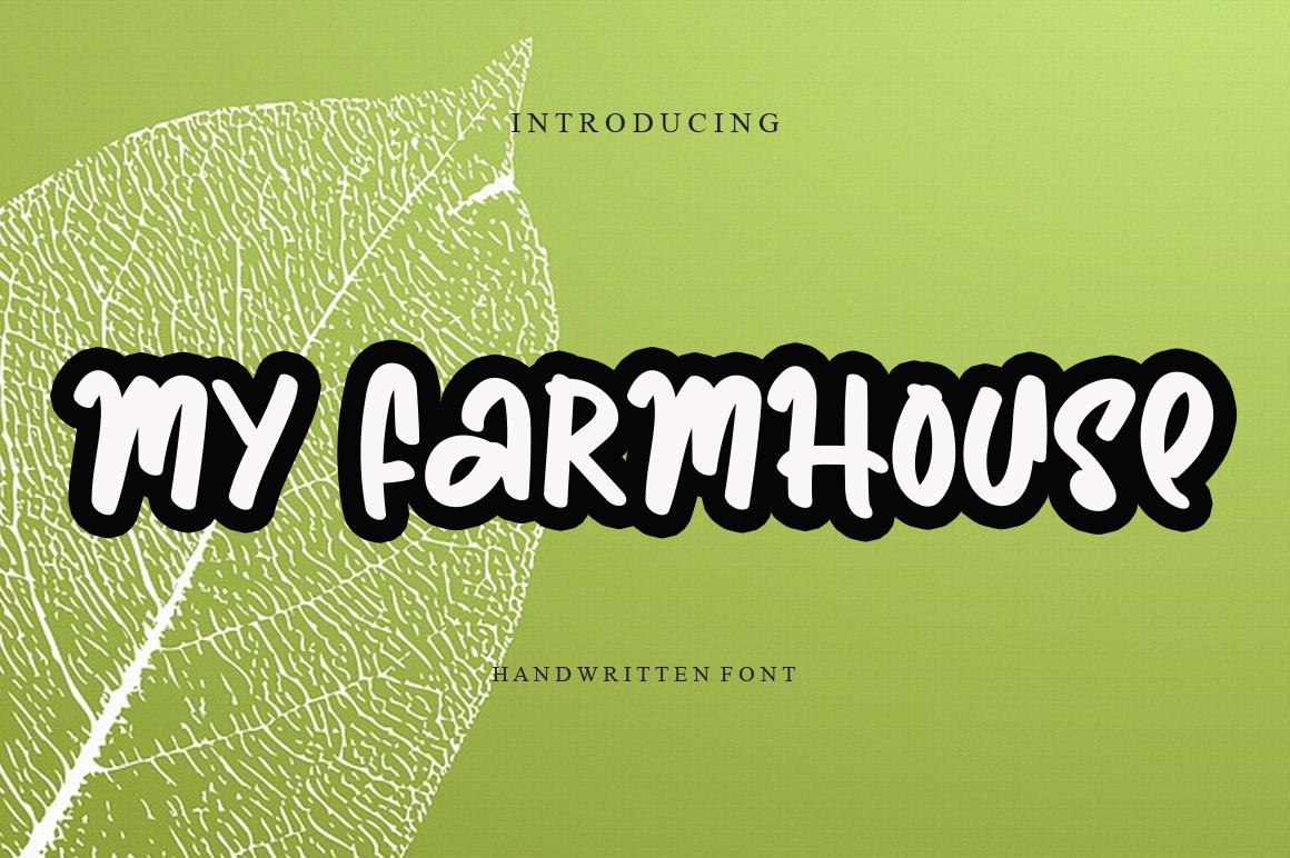 My Farmhouse Font