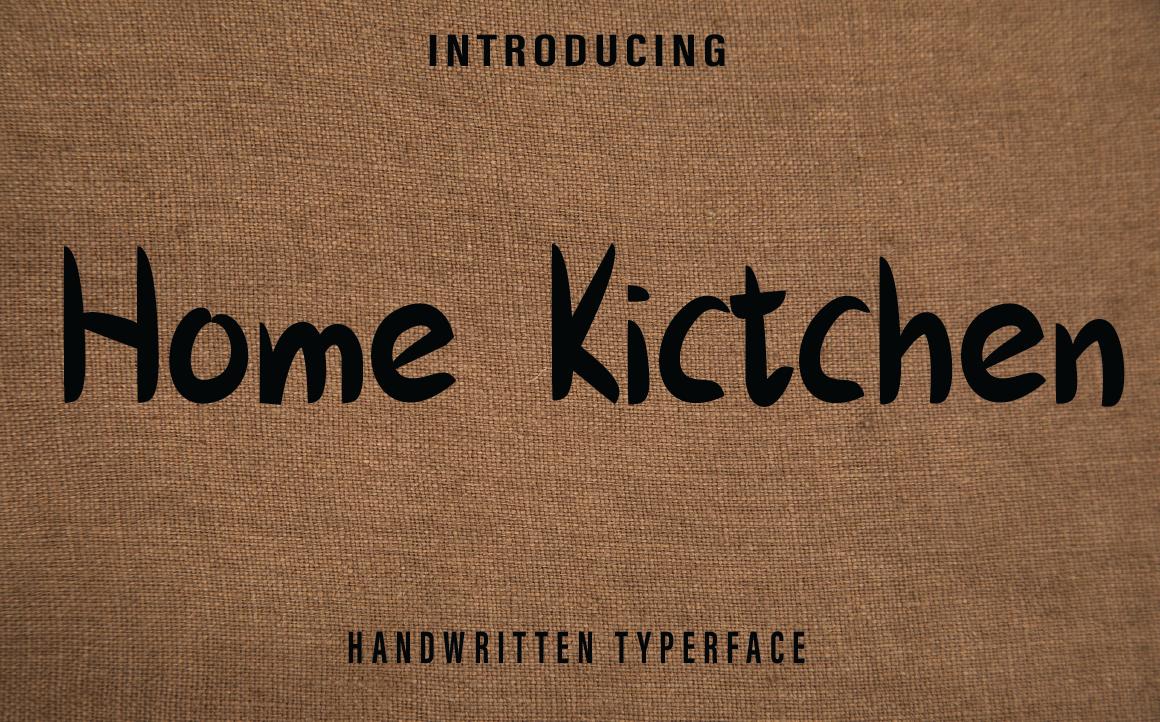 Home Kitchen Font