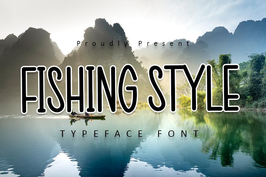 Fishing Style Font
