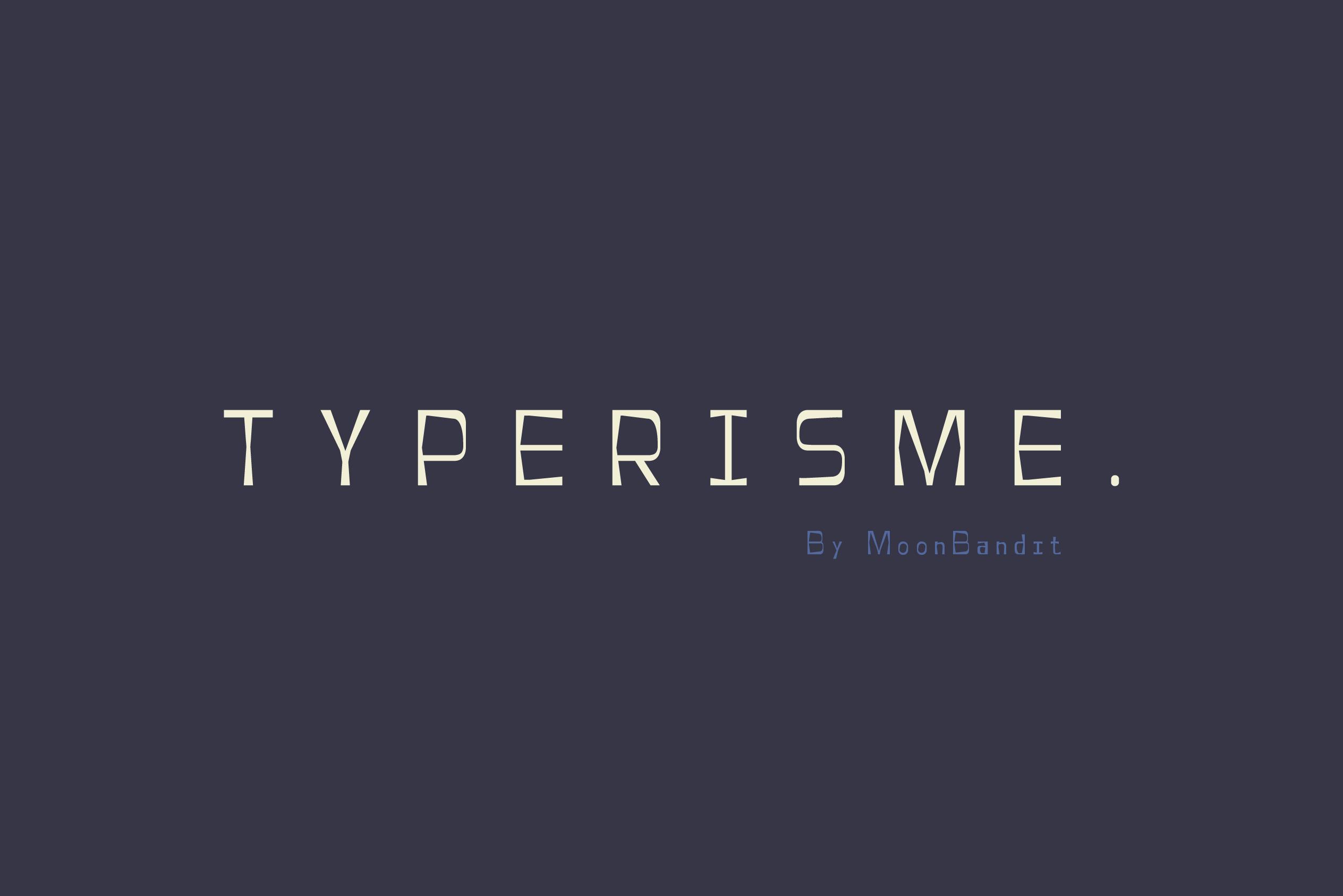 Typerisme Font