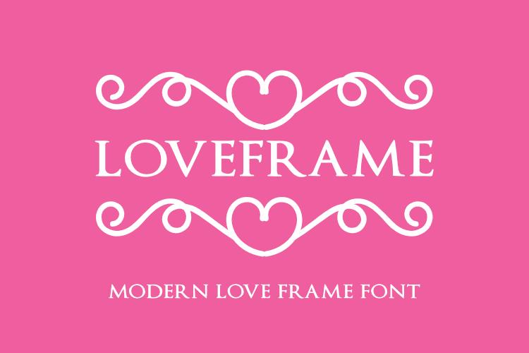 Loveframe Font