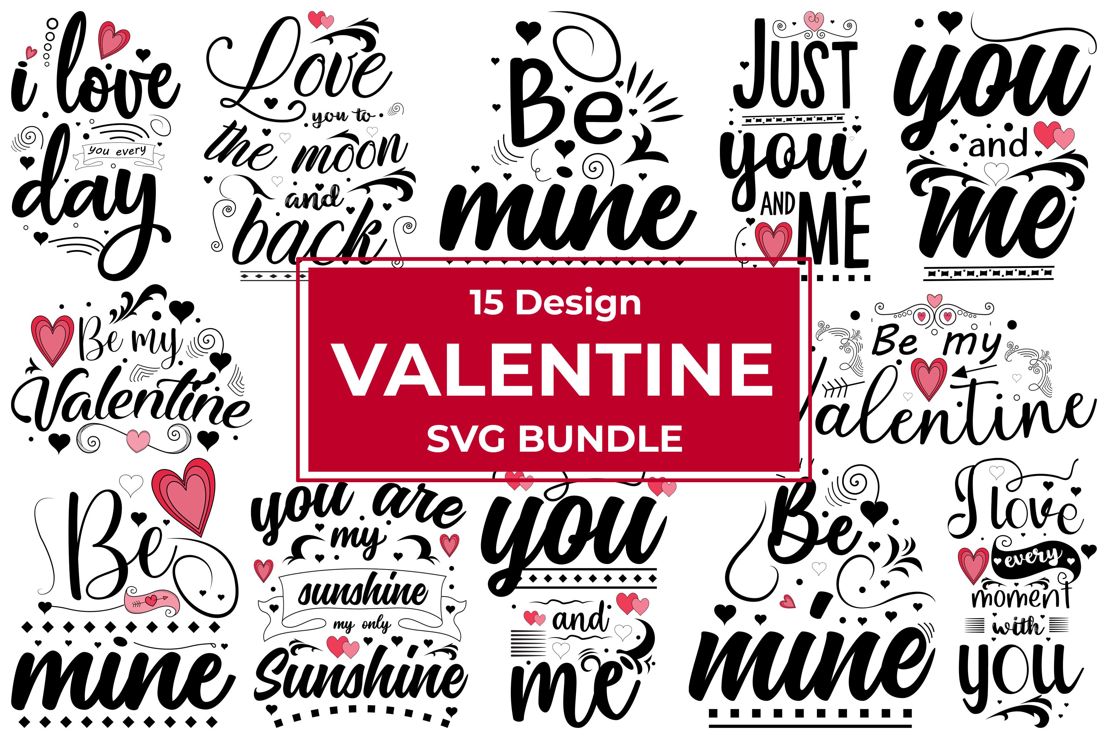 Valentine SVG Bundle