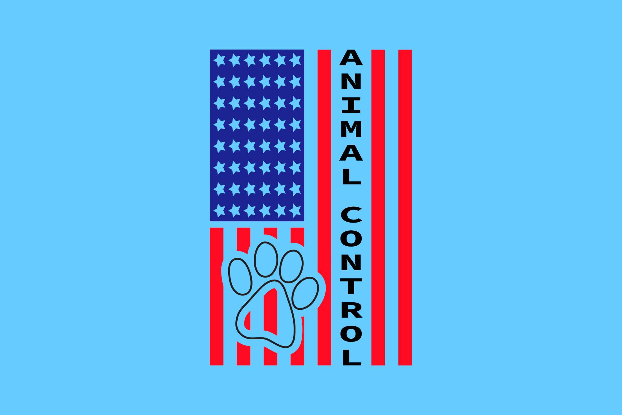 Animal Control Flag SVG