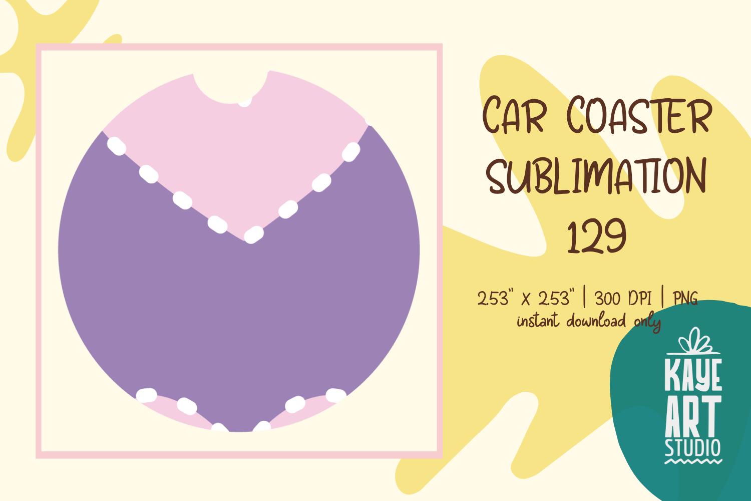 Car Coaster Sublimation PNG 129
