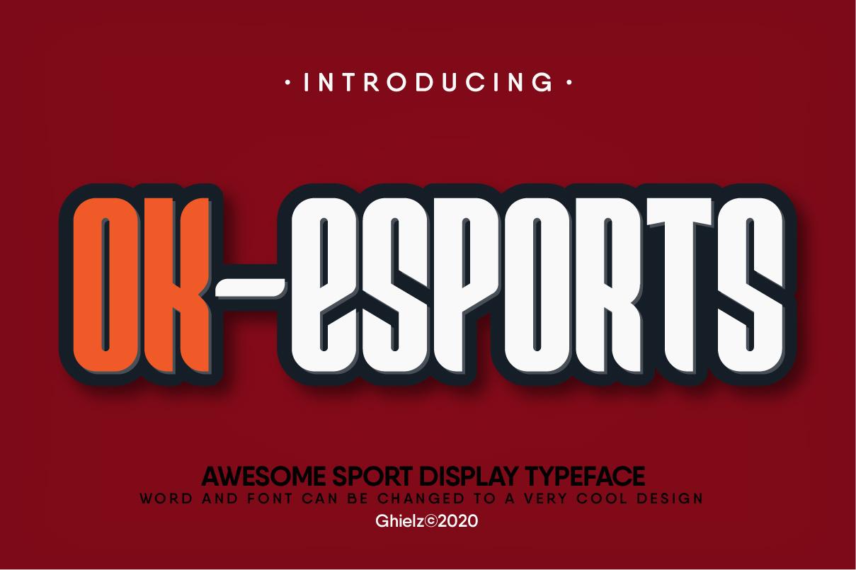 Ok-Esports Font