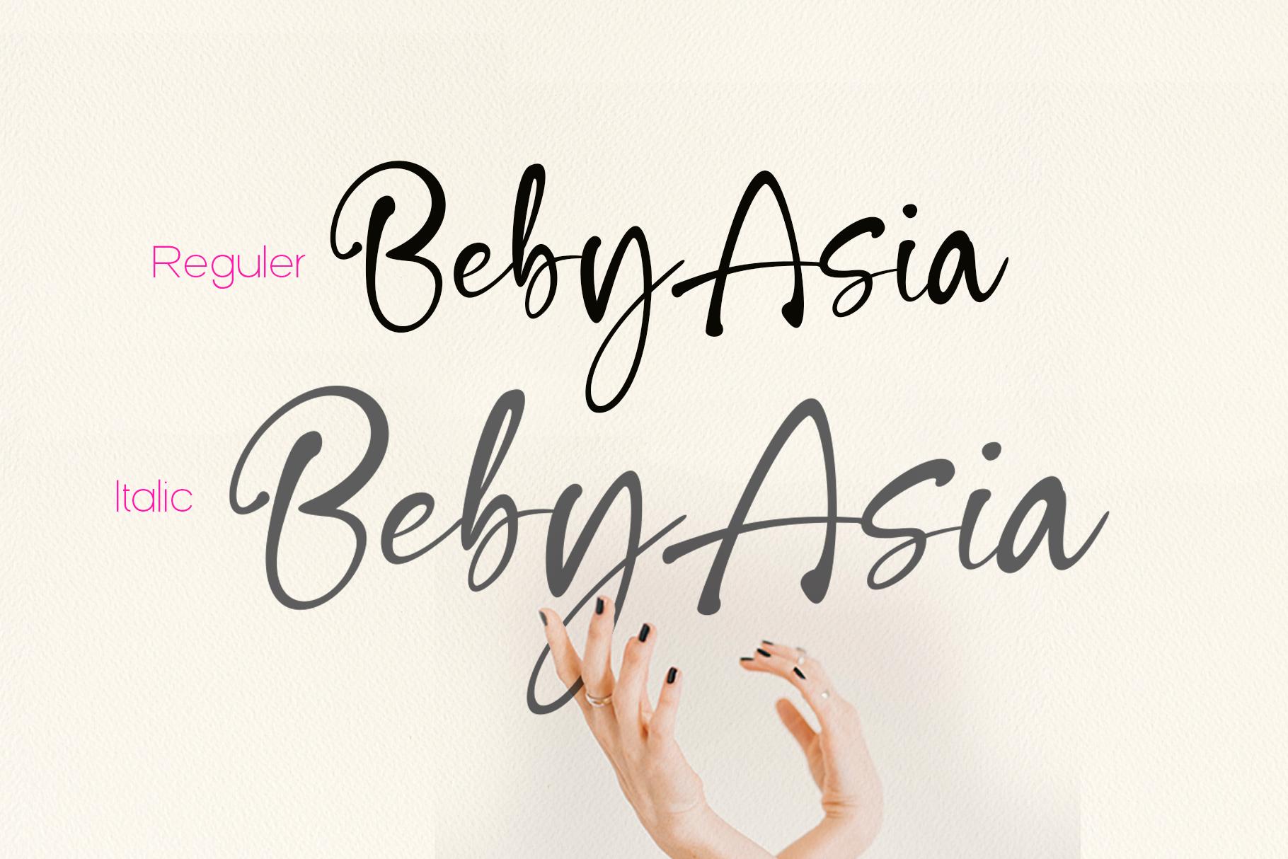 Beby Asia Font