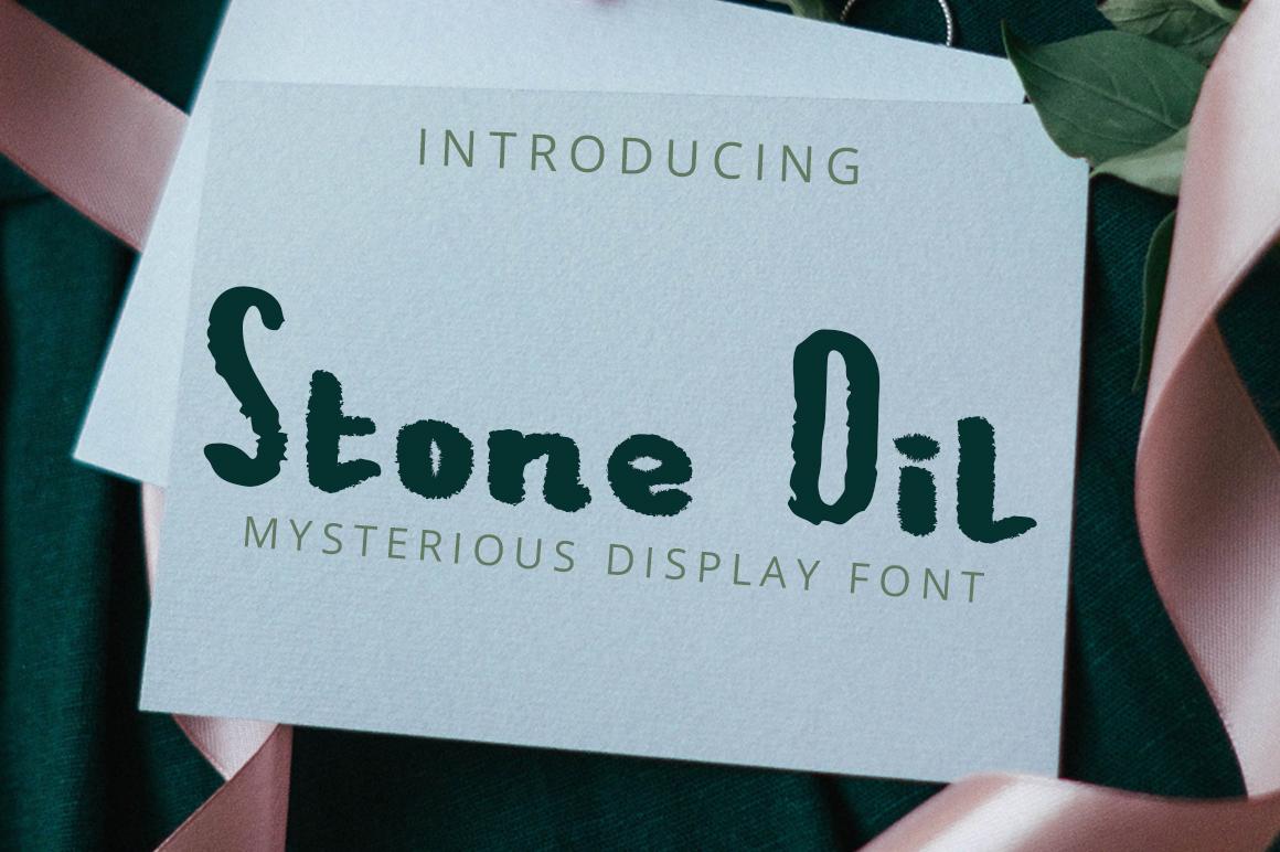 Stone Oil Font
