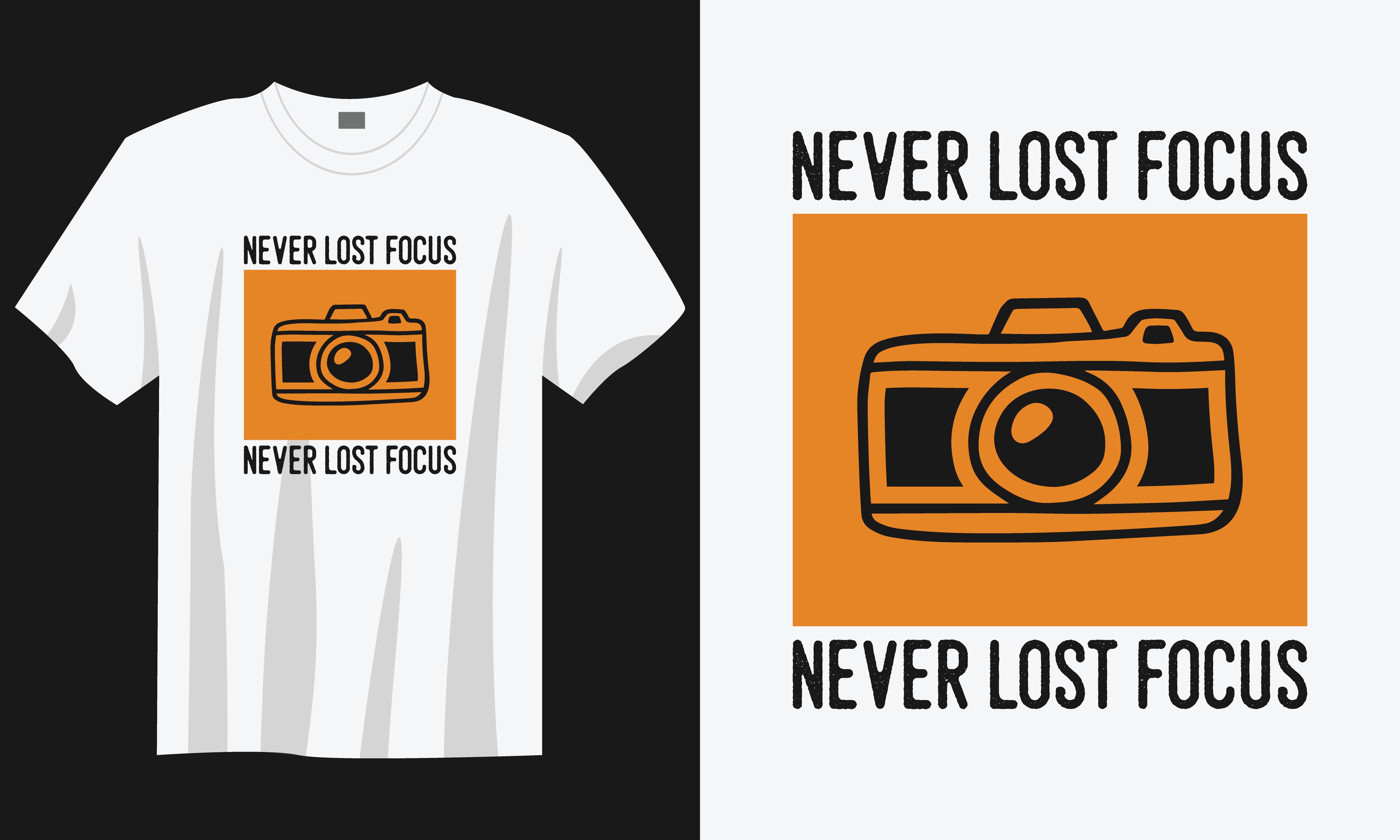 Photographer T-shirt Design, Camera Svg