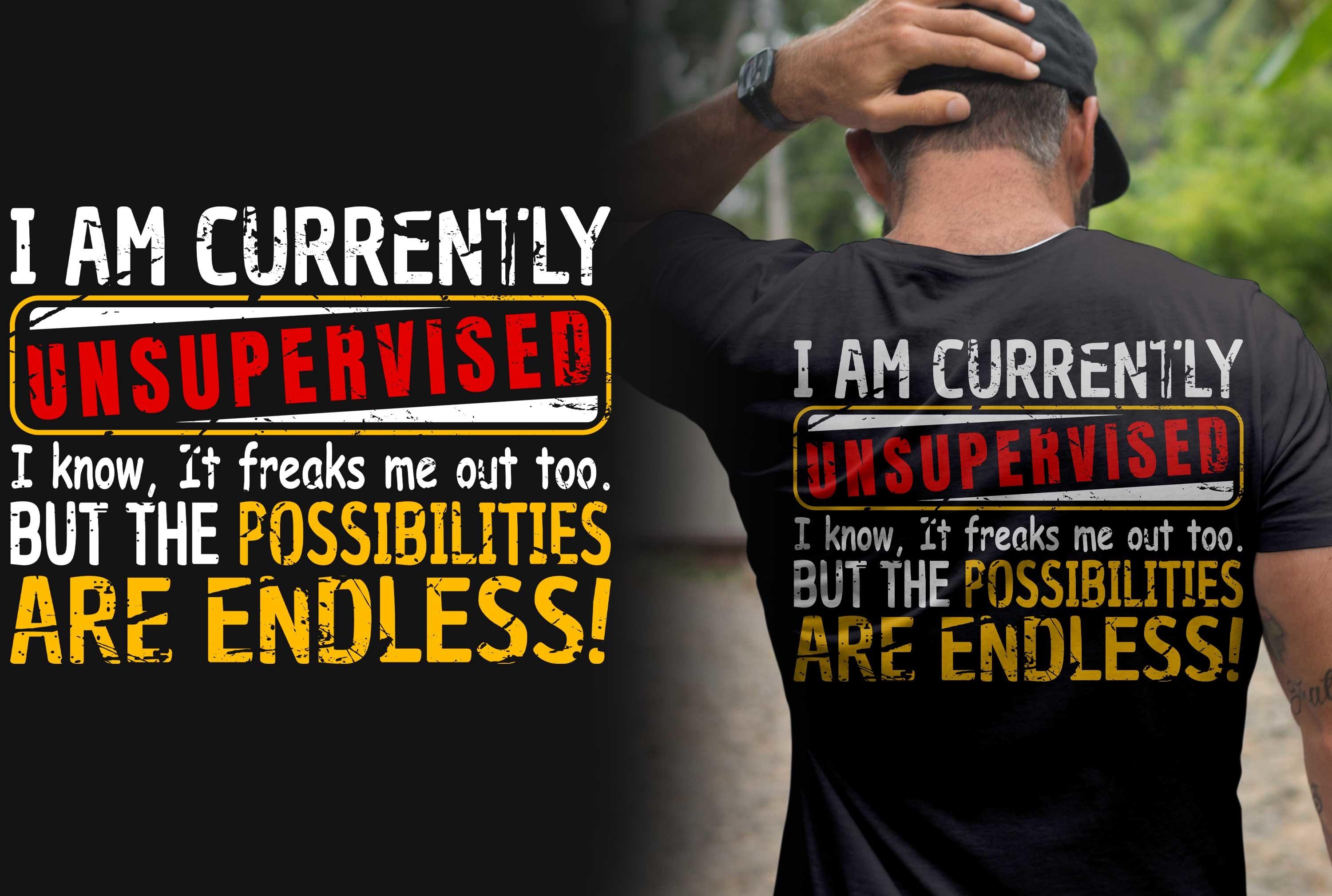 I Am Currently Unsupervised Typography