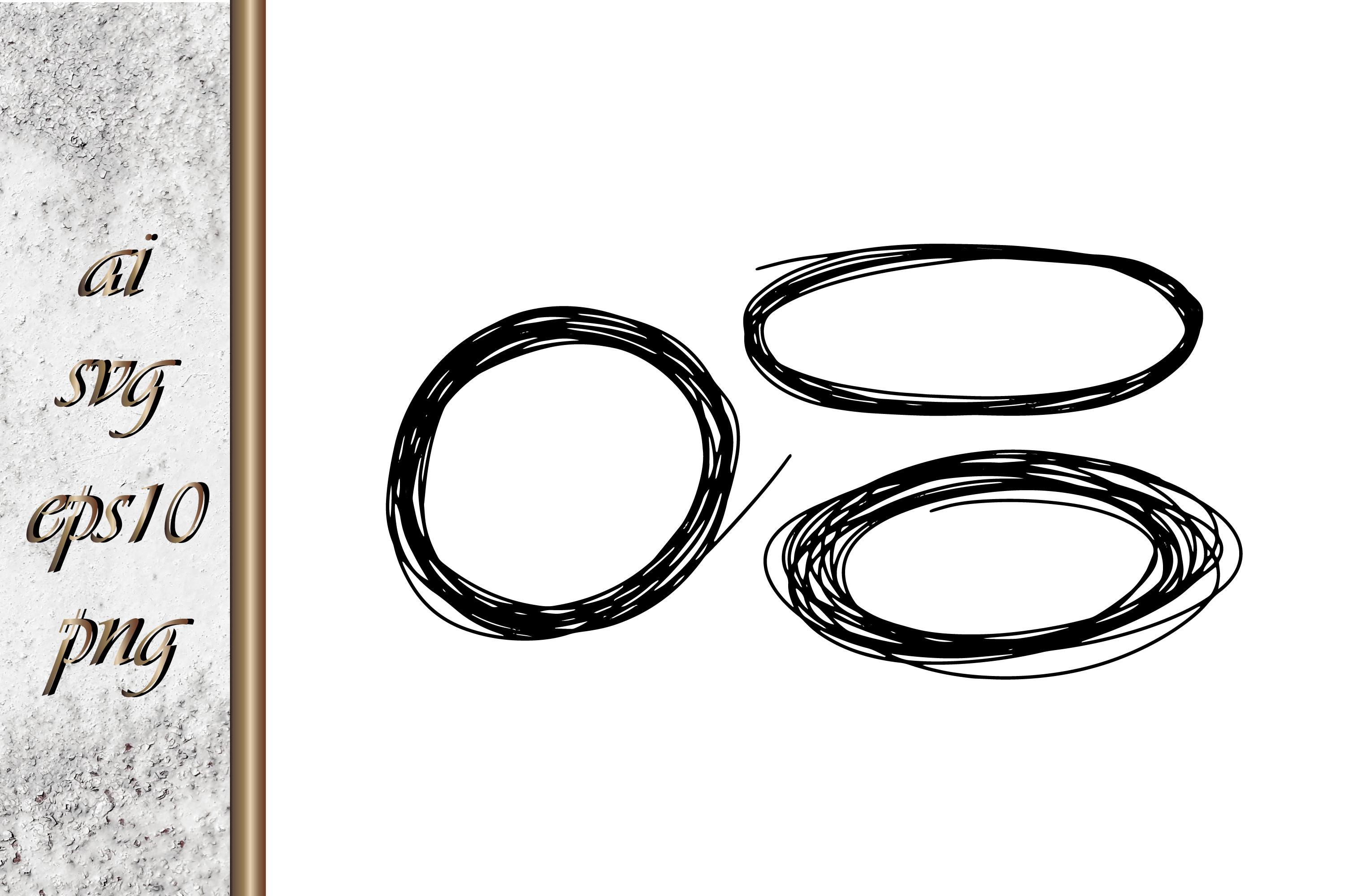 Black Ink Brush Strokes Shapes Grunge