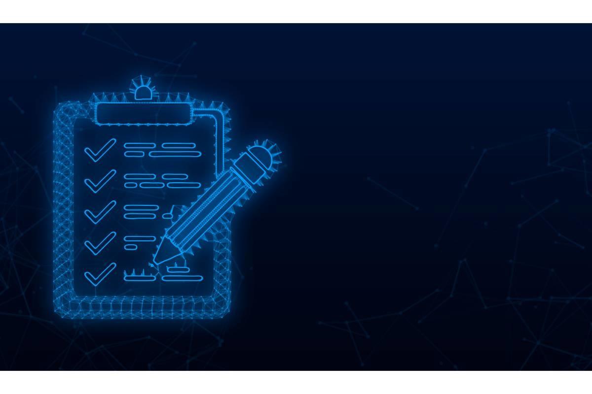 Clipboard with Checklist Icon. Clipboard