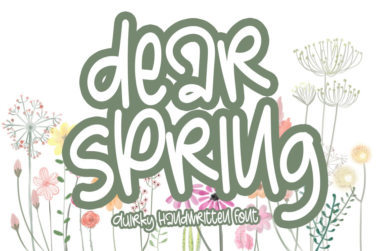 Dear Spring Font