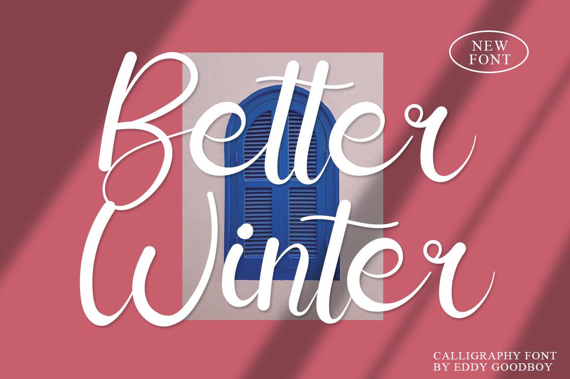 Better Winter Font