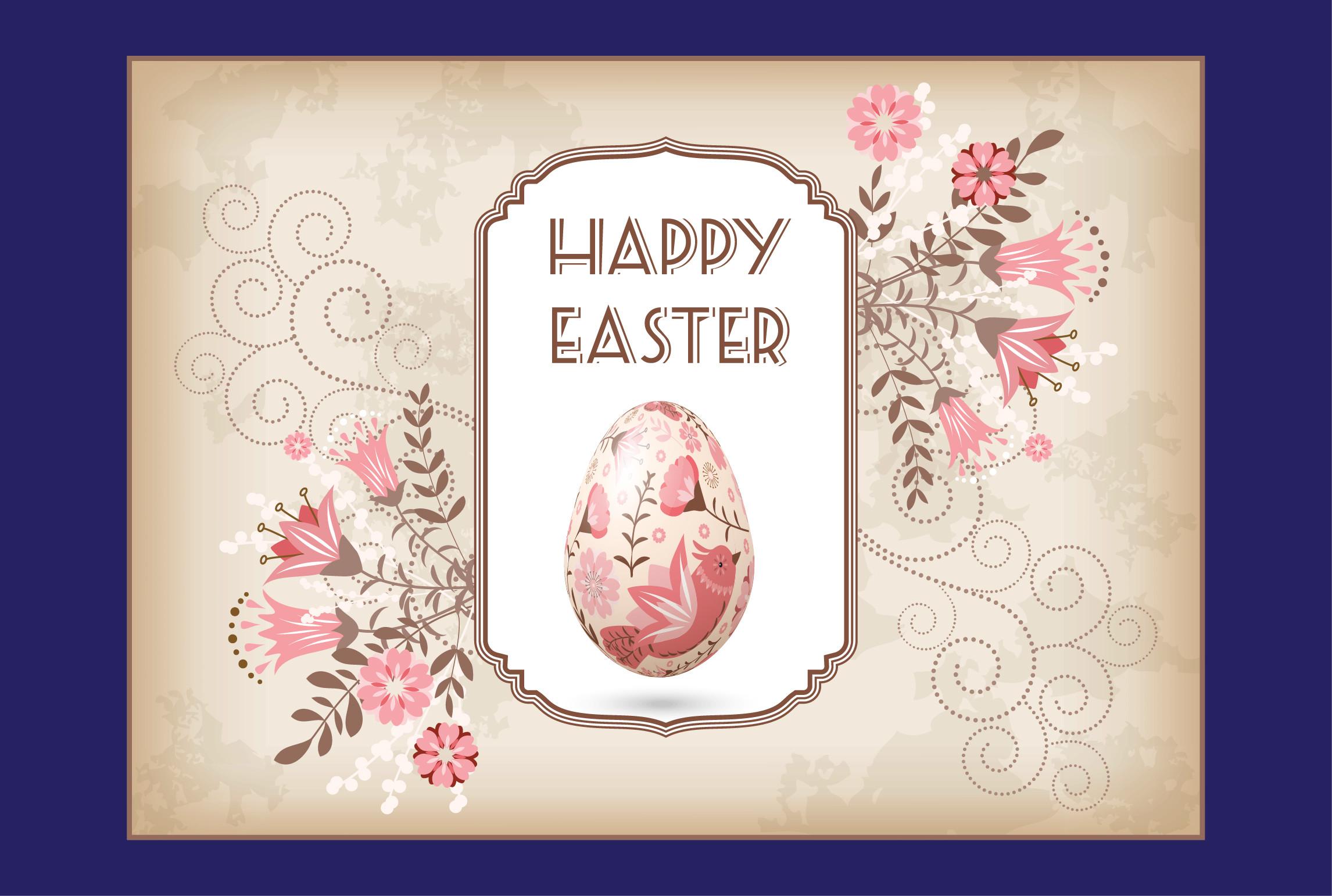Painted Easter Eggs Design