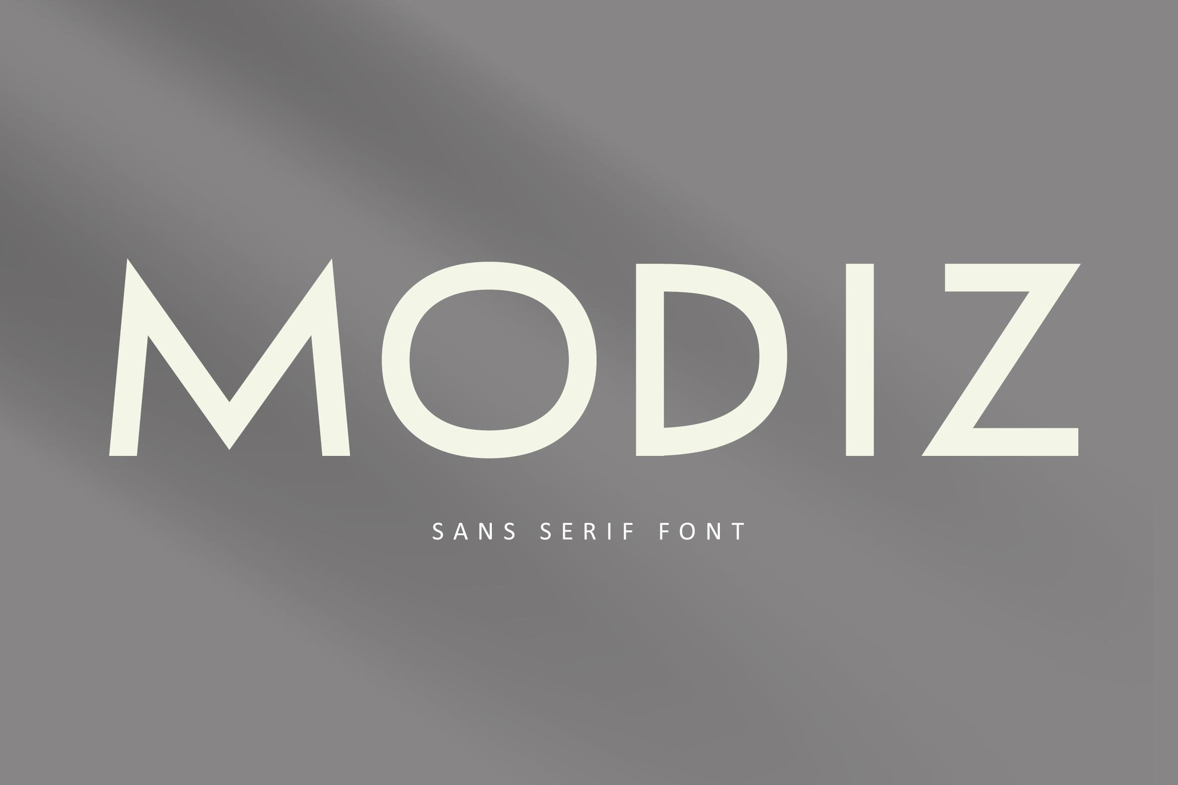 Modiz Font