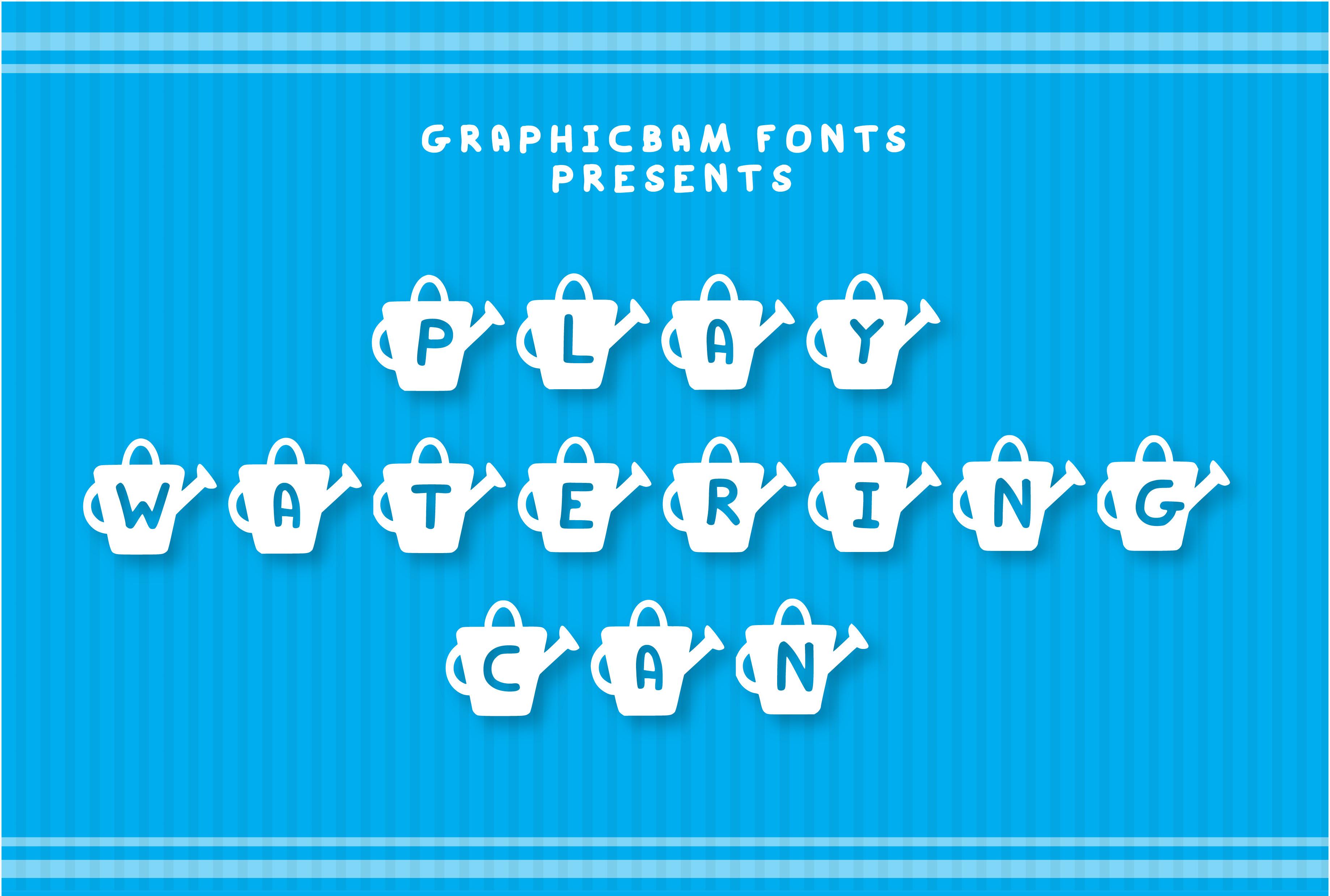 Play Watering Can Font