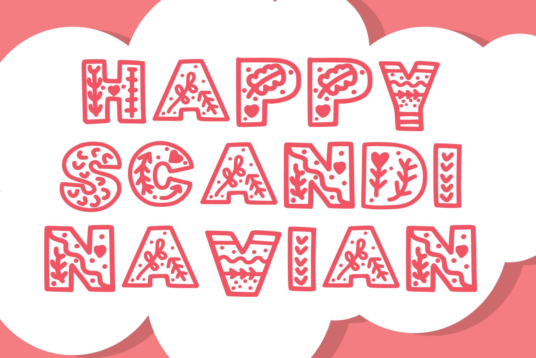 Happy Scandinavian Font