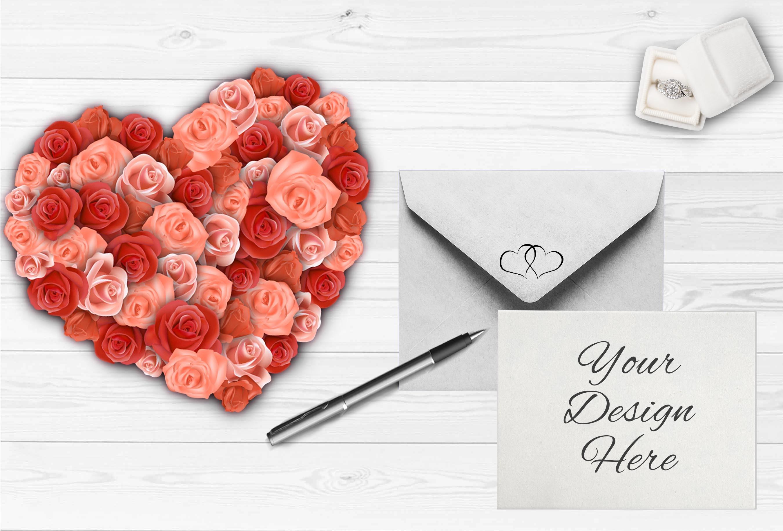 Valentine Card Mockup 18