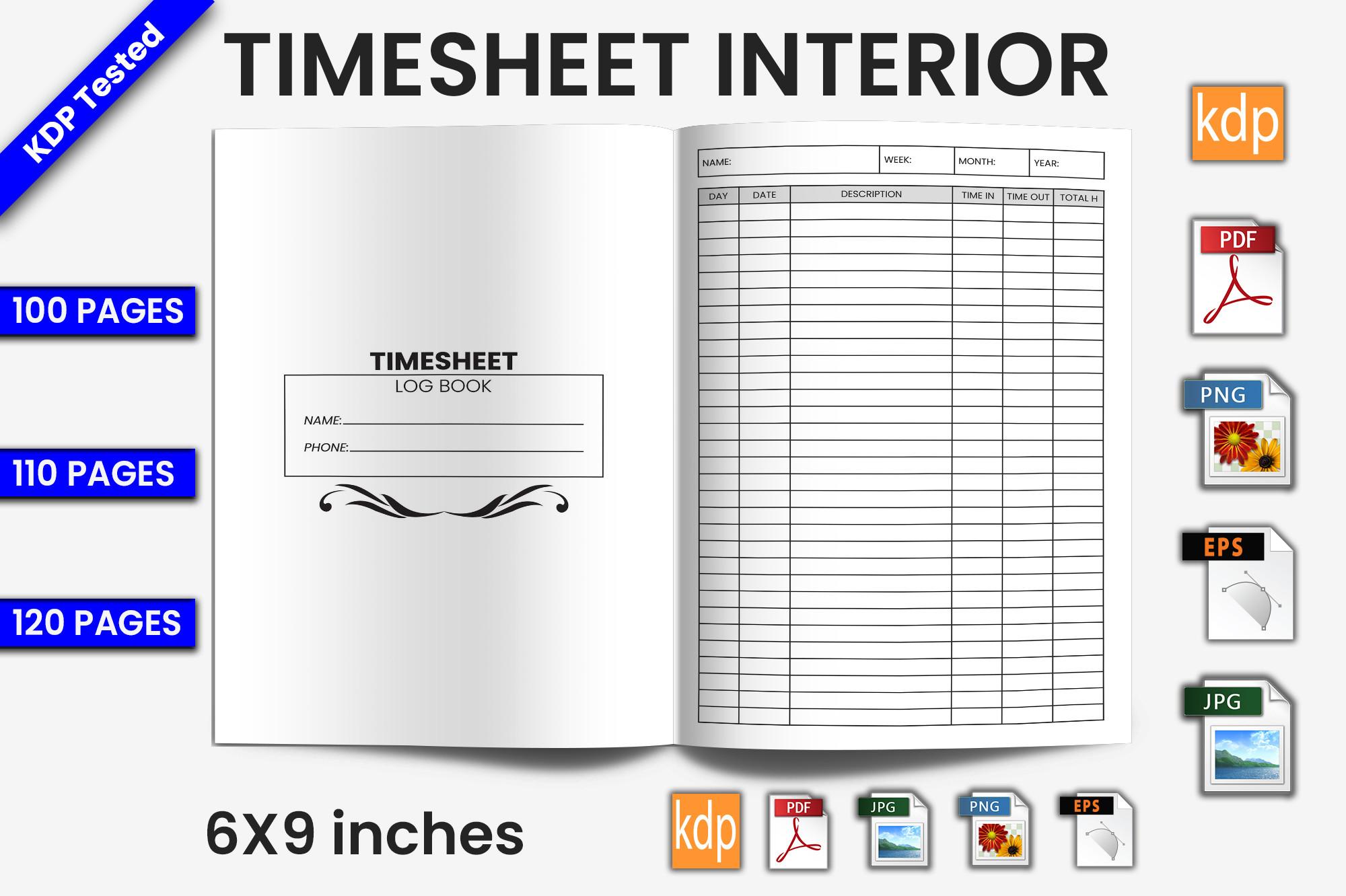 Timesheet Log Book | KDP Interior