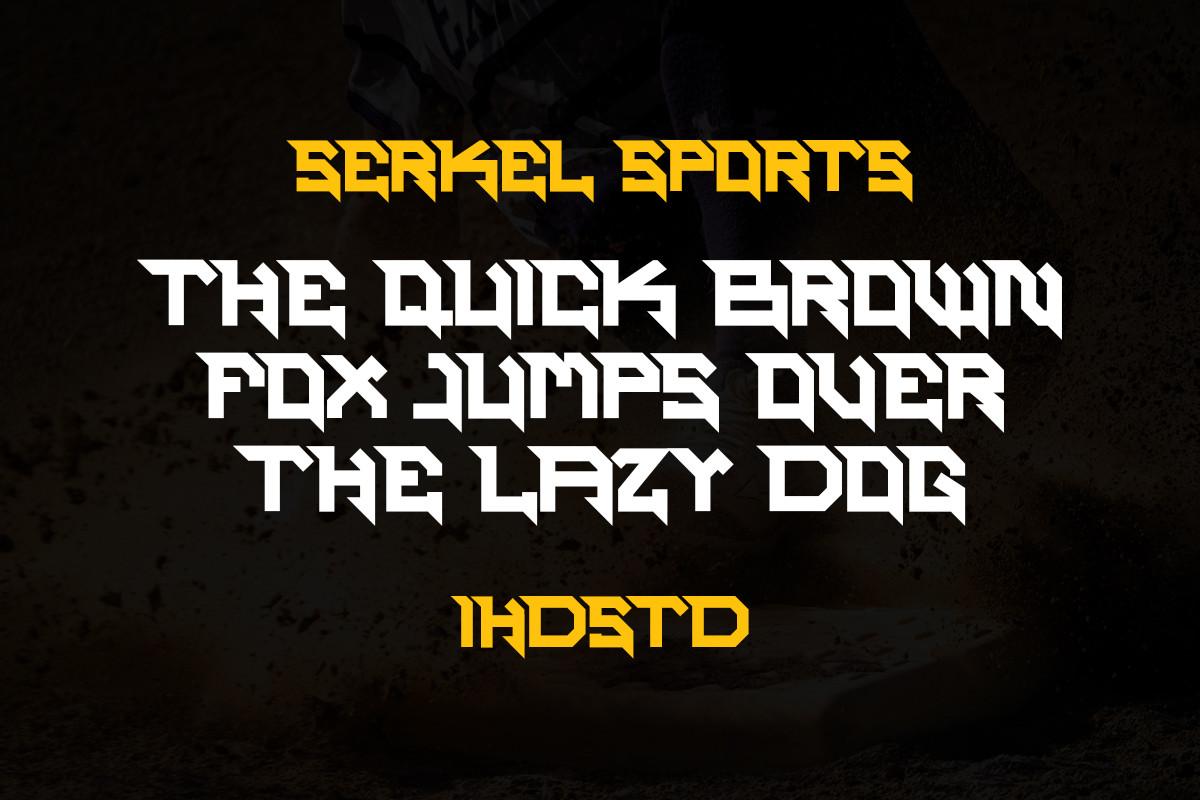 Serkel Sports Font