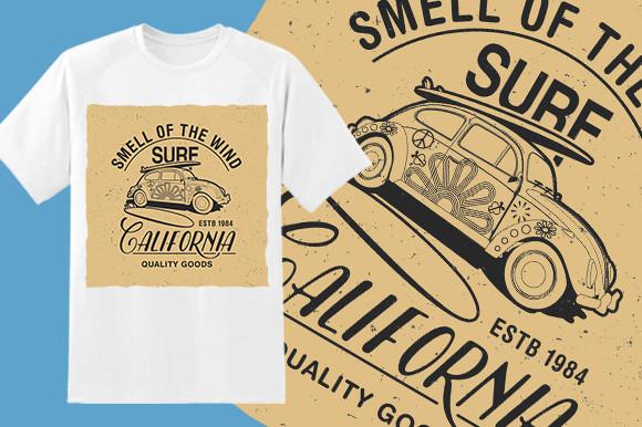 Surfing T-Shirt Design