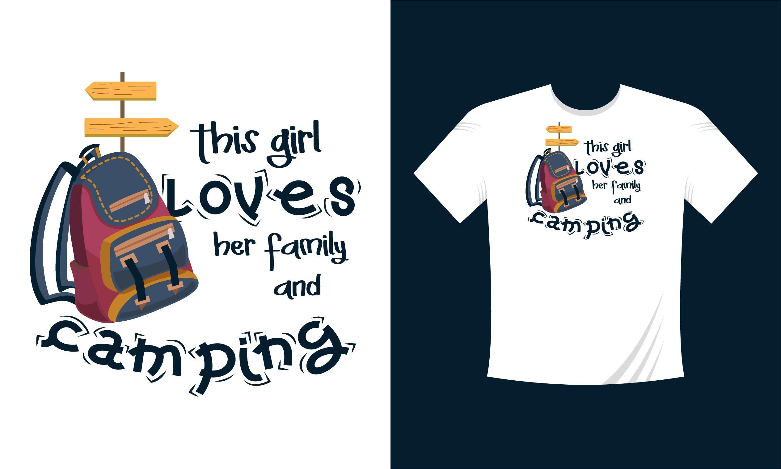 This Girl Loves Her Family and Camping