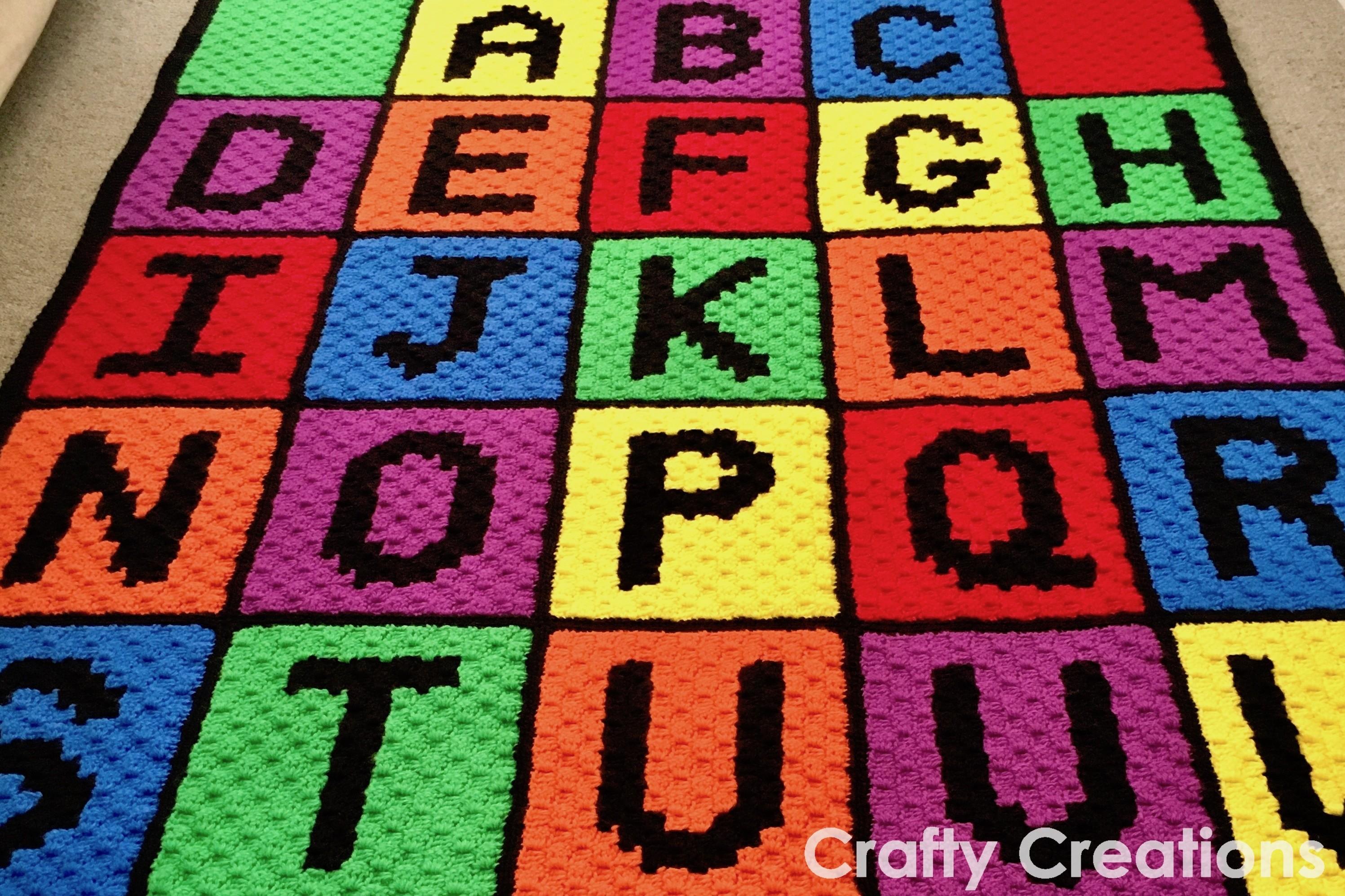 ABC Blanket Crochet Pattern