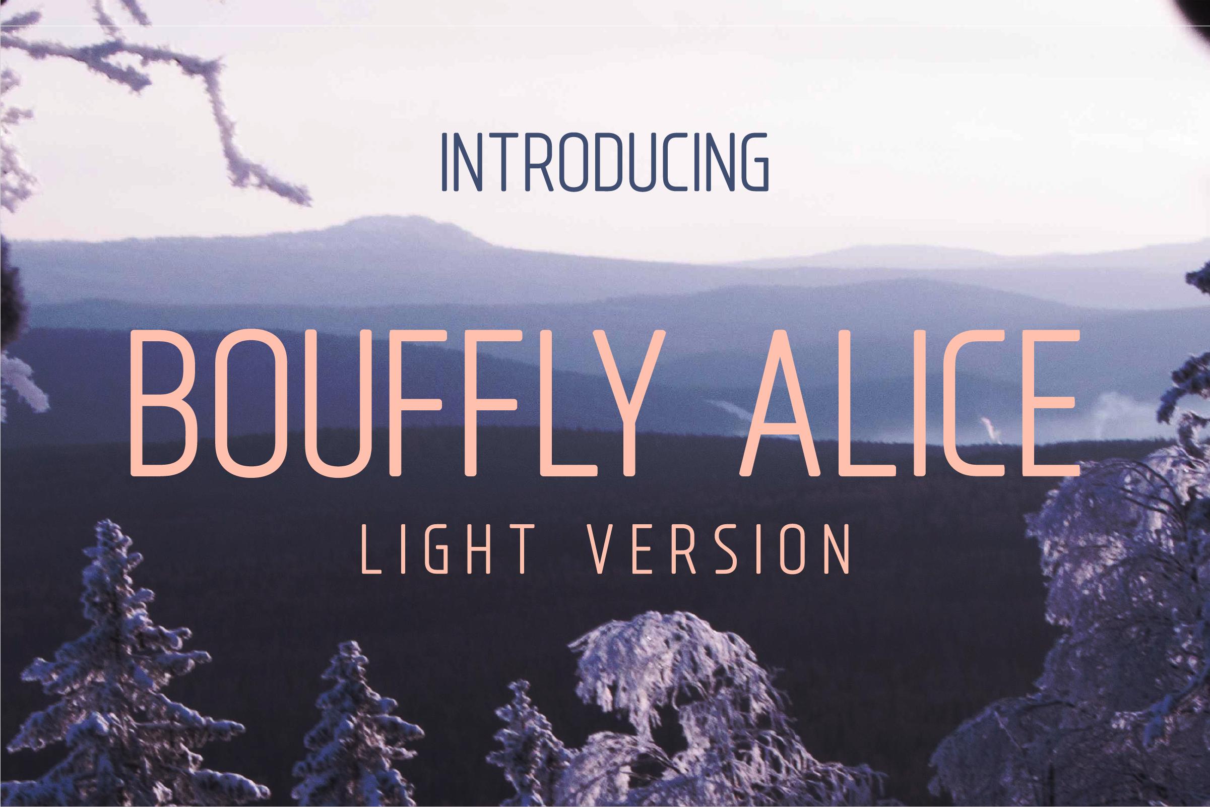 Bouffly Alice Light Font
